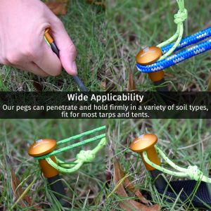 5.9in Aluminum Tent Pegs