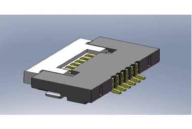 0.5mm Pitch FPC Connectors Height 1.5mm Front Lock Flip ZIF FPC Test Connector ISO