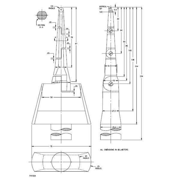 Stainless Steel UL Accessibility Probe IEC62368 Standard