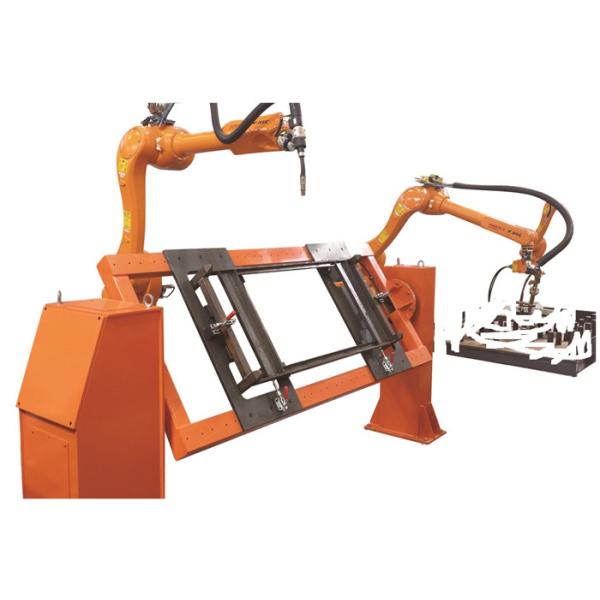 High Efficiency Scaffolding Welding Machines Rotation Axis For Tube / Disk Plate