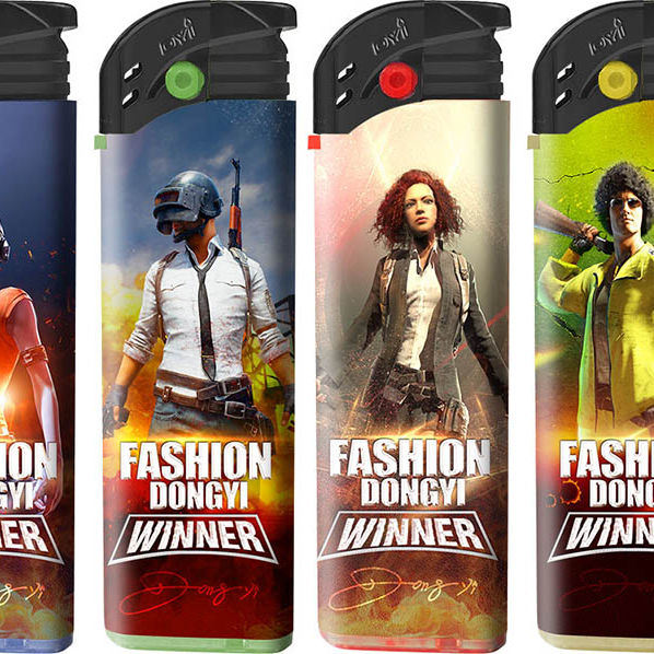 Popular Game Label Custom Label Electric Lighter Cigar Lighter