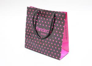 Buy cheap Oil Vanishing Finishing Glitter Gift Bags , Customized Pretty Gift Bags With Cotton Tape product