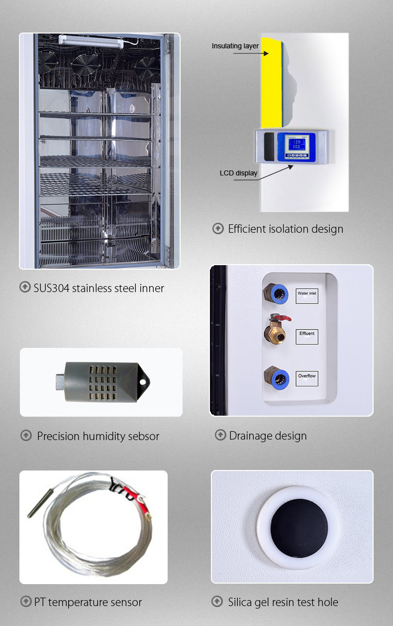 Programmable LCD Touch Screen Climate Test Chamber Temperature Humidity Environmental Tester