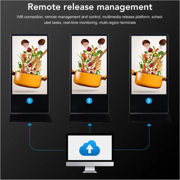 43inch/55inch android floor stand lcd touch screen advertising digital display player for advertising