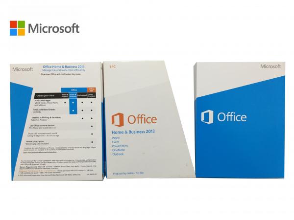 Quality Microsoft Office 2013 FPP Retail Key 13 Home and Business Key Code for sale