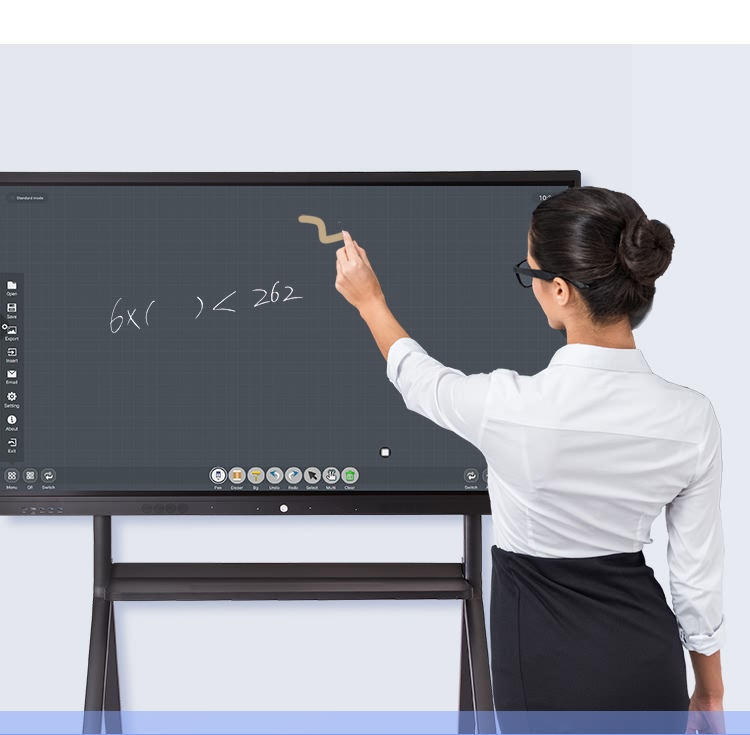 IKinor Big Size 98inch Interactive Whiteboard For Classroom 20 Points Touch