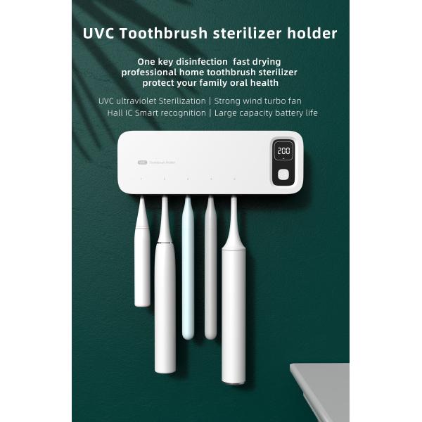 Smart Automatic UV Toothbrush Case With 2000Mah Battery 5 Toothbrush Positions