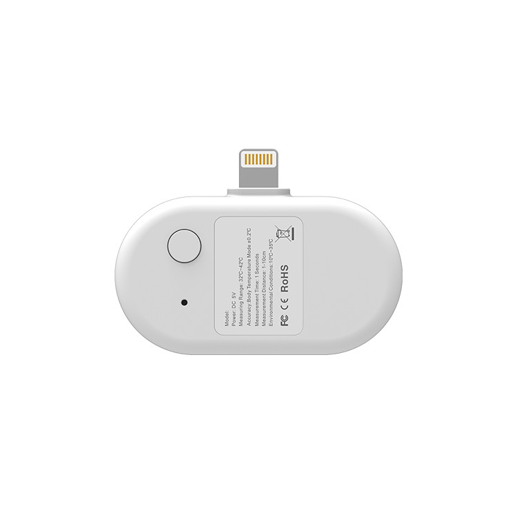 Intelligent Portable Cell Phone Thermometer , Smart Mobile Phone Thermometer