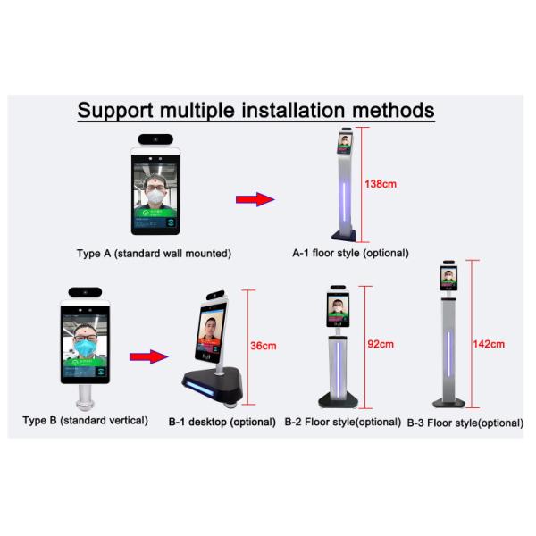 150cm Temperature Scanner Kiosk