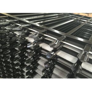 Buy cheap High Security Spear Top Powder Coated Garrison Fence Panels for Boundary School Factory product
