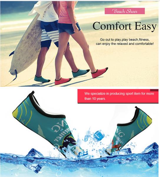 Anti - Slide Women'S Water Pool Shoes For Beach Customized Color