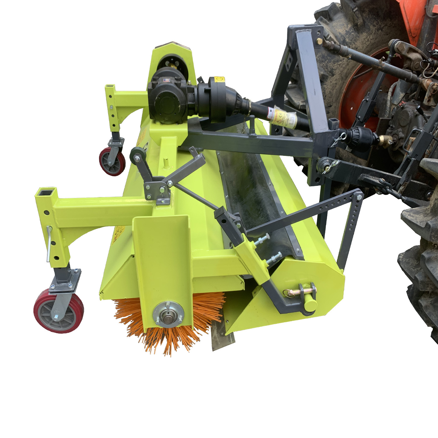 Buy cheap Pavement Side Brush PTO Yard Sweeper Vacuum Sweeping Tractor product
