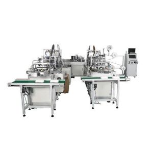 Buy cheap 6000pieces/Hour One Drag Two 106kpa Plane Mask Machine Automatic product