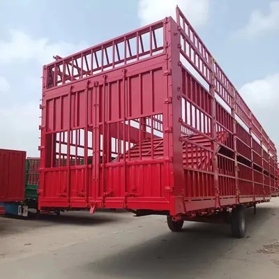 3/4 Axles Max Payload 30000 kg Double Deck Animal Poultry Livestock Semi Trailer