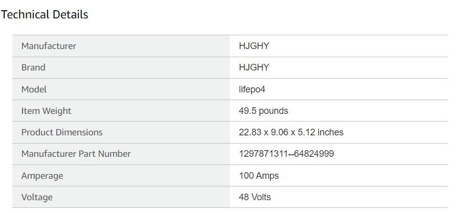 48V 100Ah LiFePO4 Lithium Battery 3000+ Deep Cycle With BMS Backup Power For E Tricycle Electric Car