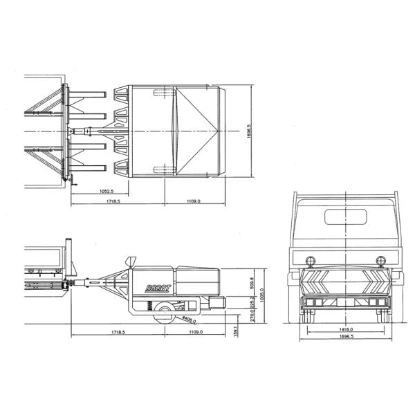 750kg Anti Collision Traffic Impact Attenuators
