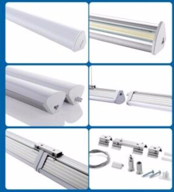 New arrival 4F 40w 2835smd led linear suspension lighting fixture linkable Topsung lighting