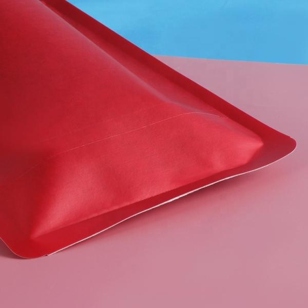 colorful plastic paper bag with zipper food grade paper bag kraft paper bag heat seal