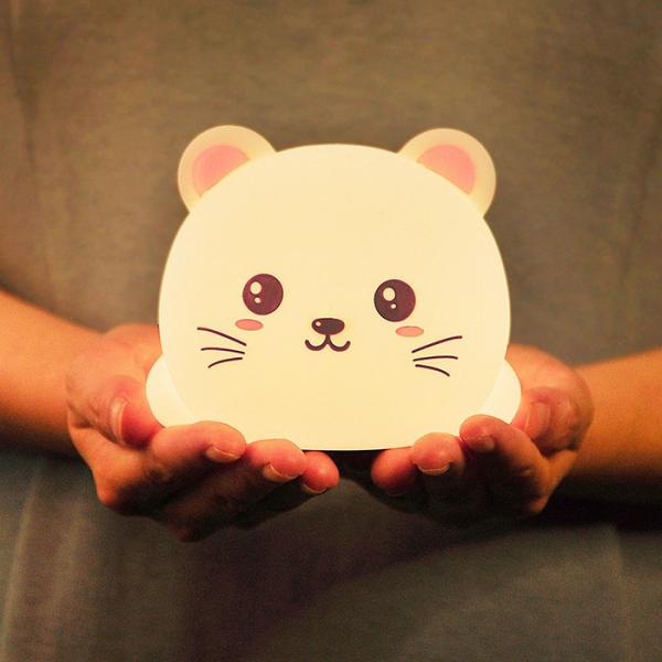 Practical ABS Silicone Night Lamp , Multipurpose Silicone LED Night Light