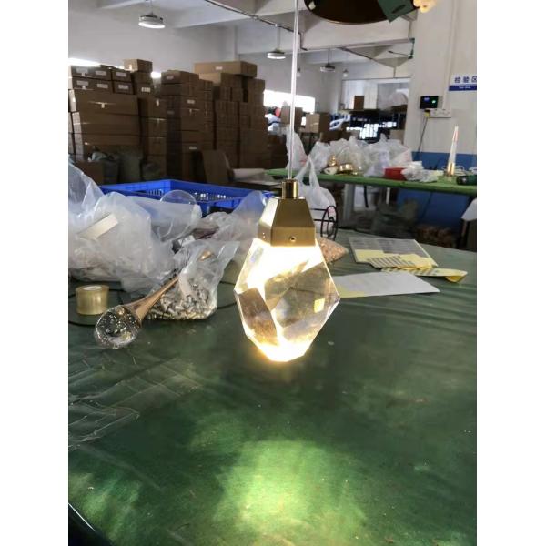 Large Crystal LED Chandelier Luxury K9 Diamond Crystal Hanging Light Living Room Pendant Lamp