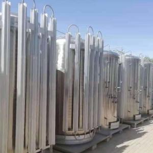 Buy cheap Vacuum Micro Bulk Co2 Tanks 3m3 Double Layer Mobile Cryogenic product