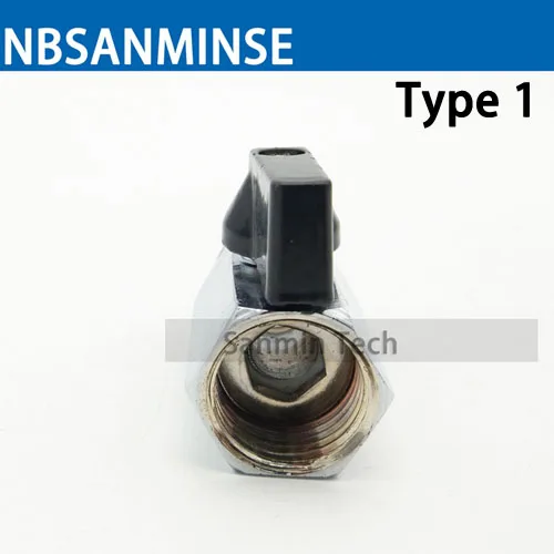 Ball Valve Air Compressor Parts G 1/2 G 1/8 1PC NBSANMINSE