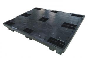 Buy cheap Square Shape Black Plastic Pallets , Injection - Molded Plastic Export Pallets product