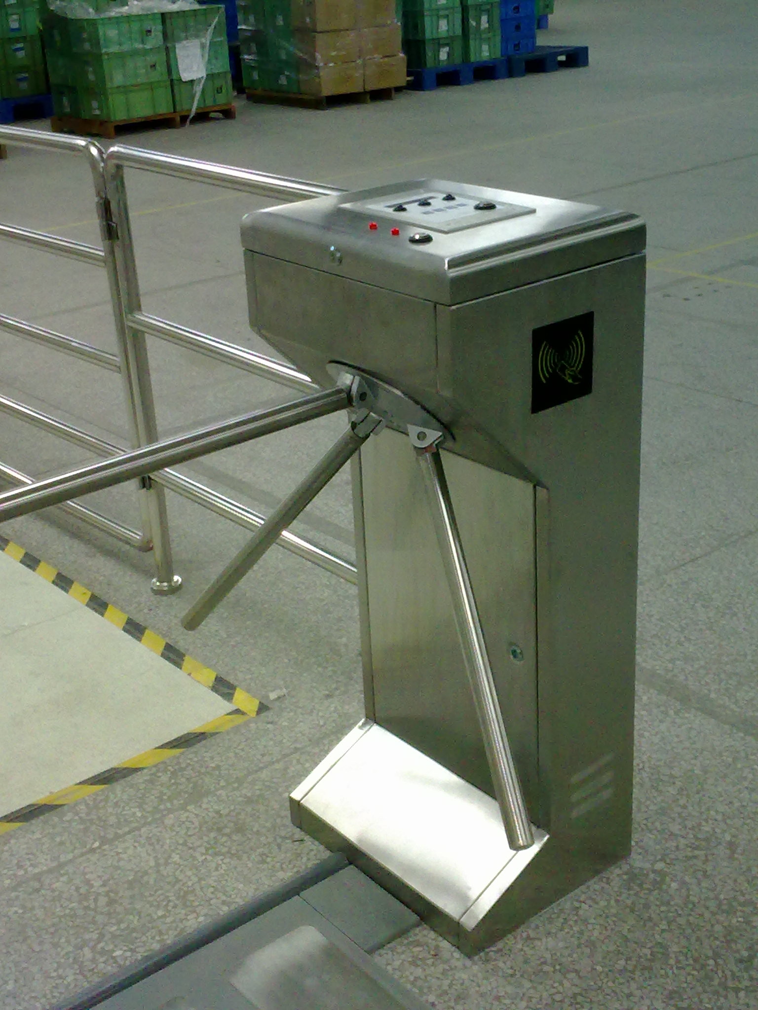 Buy cheap Standard Vertical ESD Turnstile Tripod Turnstile Mechanism Rustproof Durable product