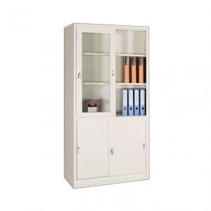 Buy cheap Up Sliding Glass Door Metal Office Furniture Industrial Metal Storage Cabinets product