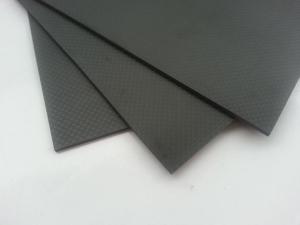 Buy cheap 400X500X1.5mm 100% Carbon Fiber Plate Panel 3K Plain Weave Glossy product