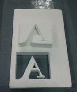 Buy cheap Advertising POP display stand sample die-less cutting machine product