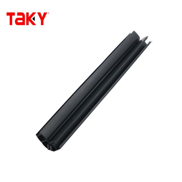 Clear Bottom PVC Shower Door Seal Strip 8-10mm Weatherproof