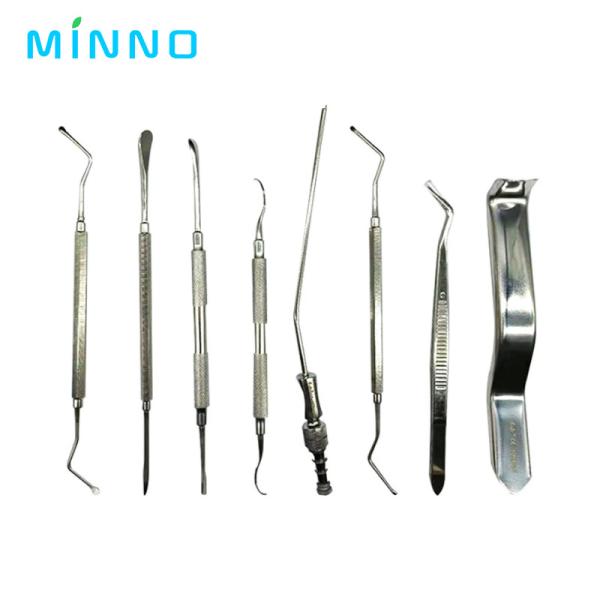 26PCS Dental Implant Tools Stainless Steel Dental Implant Instruments