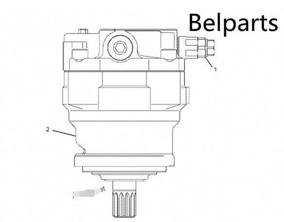 2003373 Swing Hydraulic Motor Fit Excavator E330D