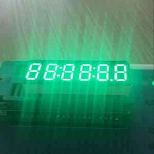 China Long Lifetime Digital Clock Display Pure Green 0.36 6 Digit For Instrument Panel on sale