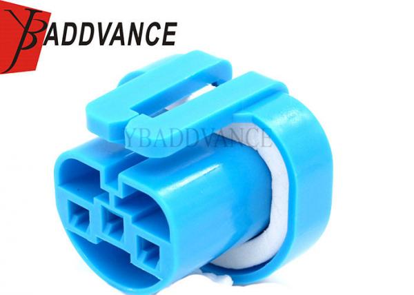 Quality 12048369 Blue Female 3 Way Headlight Bulb Connector For International Truck for sale