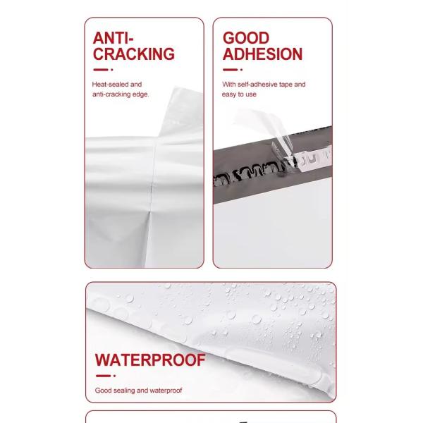 LDPE / HDPE Parcel Plastic Bag Printed Mailing Bags For Express Delivery