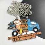 Buy cheap Truck Car Custom Enamel Medals Zinc Alloy Trophies Medals With Nickel Chain product