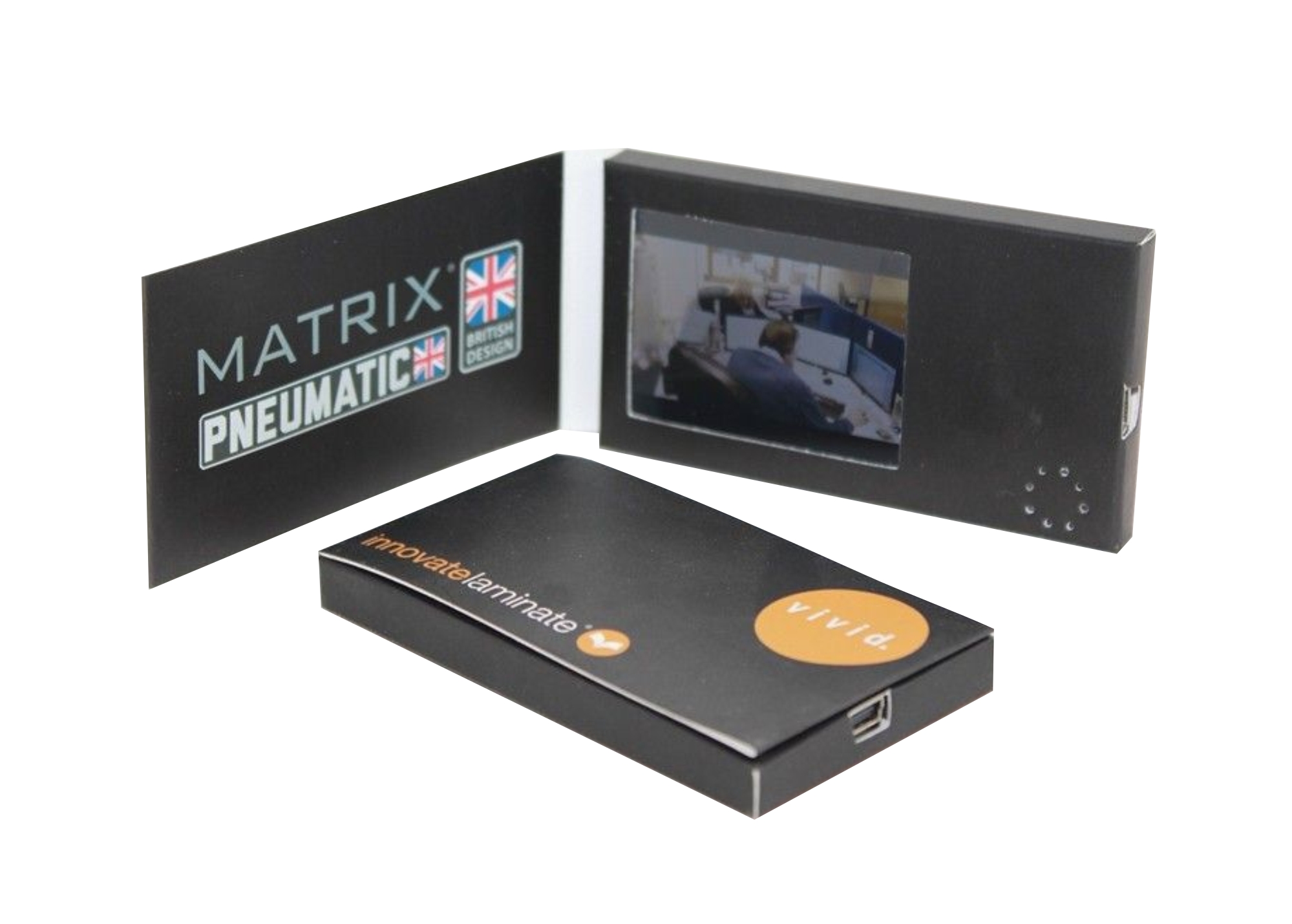Name card type promotional video graphic business card 2.4" lcd screen brochure for for invitation,advertising
