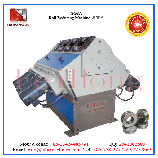 8 station roll reducing machine
