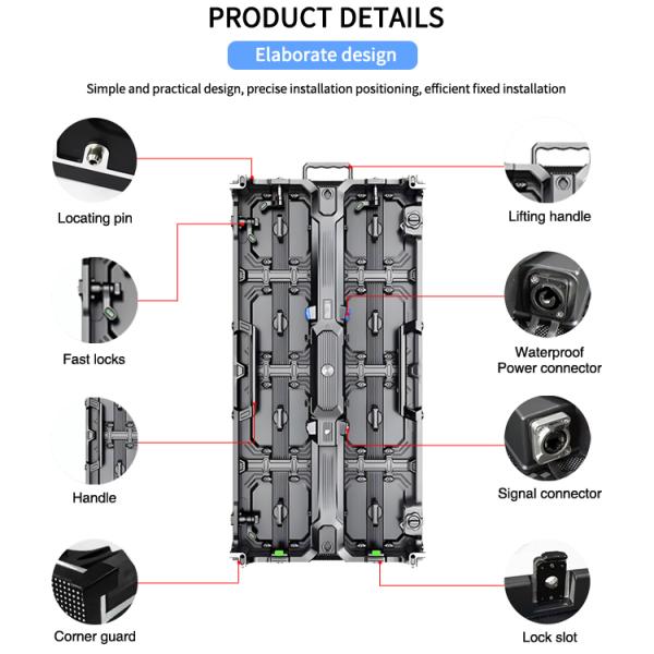 P2.6 P2.9 P4.81 P3.91 LED Video Wall Screen Seamless Splicing Rental LED Screen Indoor