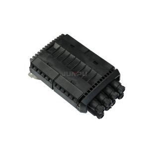 OEM FTTH Fiber Optic Cable Connection Box Black