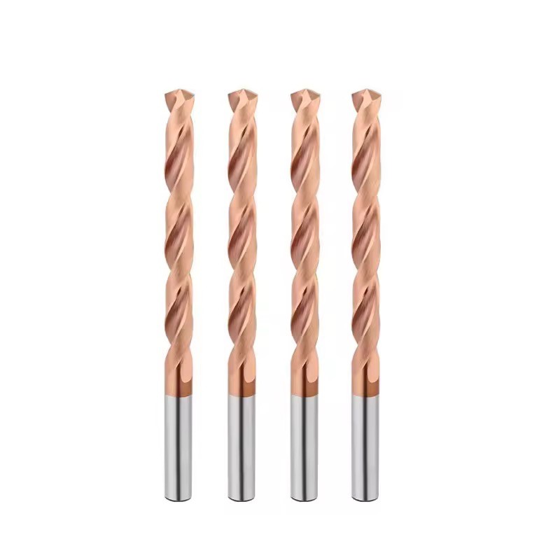 CNC Carbide Twist Drill HRC 50 60 Coated Tungsten Solid Carbide External Cooling Drill Bits Drilling Tools for Alloy Machining