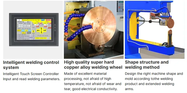 Hwashi High Quality Longitudinal Rolling Seam Welding Machine for Fuel Tank Automatic Seam Welding Machine