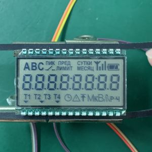 Customized TN Positive Transflective Monochrome Segment LCD Display 3.0V
