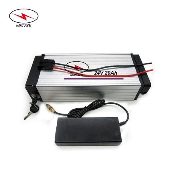 BMS 24V 10Ah 20Ah Electric Bicycle Lithium Battery Rear Rack