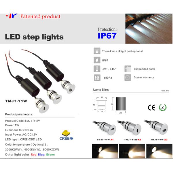 IP67 1W Mini LED Buried Light Embedded LED corner lamps Step light outdoor lighting