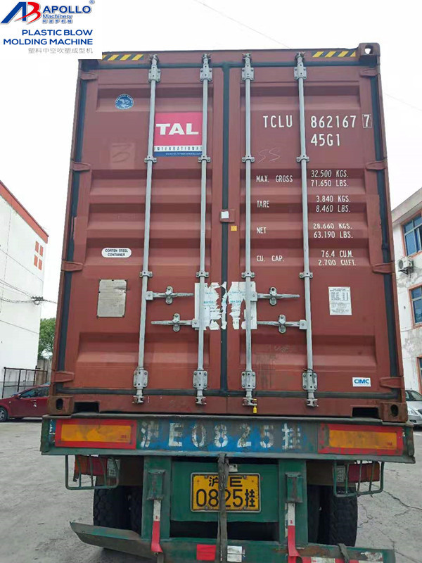 HDPE Plastic Blow Moulding Machine , Extrusion Blow Molding Machine 500ml White Bottle