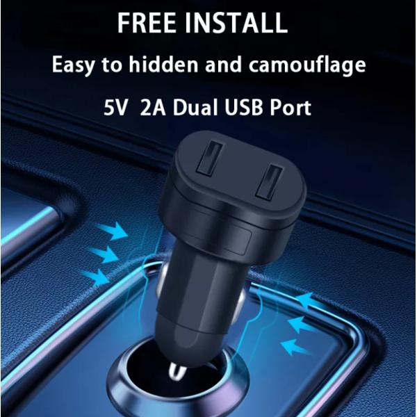 MTK2503 Chip Car GPS Tracker Inserted Cigarette Lighter With Dual USB