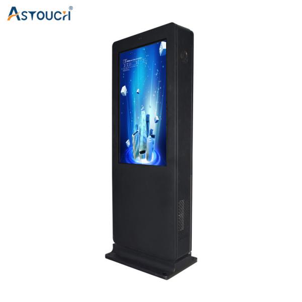 55 Inch IP65 Outside Digital Signage Totem For Advertising Lcd Display